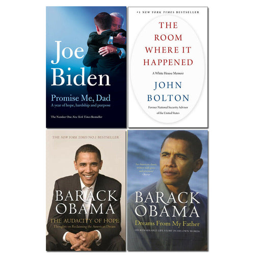 Promise Me Dad, Dreams From My Father, Room Where It Happened 3 Books Set Pack - The Book Bundle