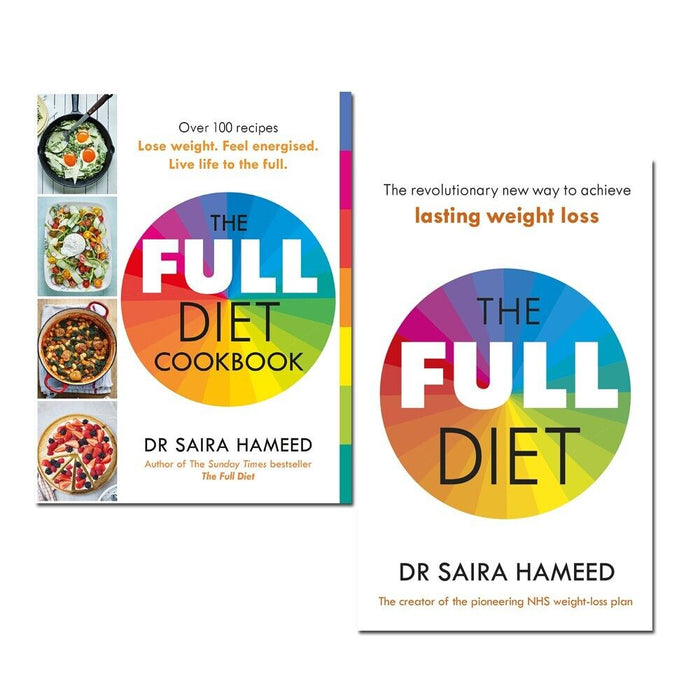 Dr Saira Hameed 2 Books Collection Set (The Full Diet, The Full Diet Cookbook) - The Book Bundle