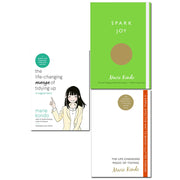 Marie Kondo 3 Books Collection Set The Life-Changing Manga,Magic,Spark Joy NEW - The Book Bundle