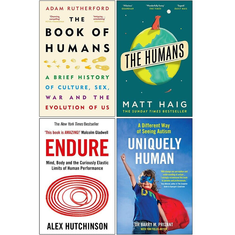 The Book of Humans, The Humans, Endure,Uniquely Human 4 Books Collection Set - The Book Bundle