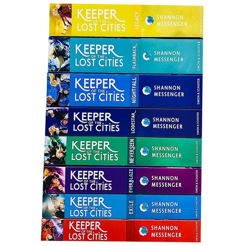 Keeper of the Lost Cities Series Volume 1 - 8 Books Set by Shannon Messenger - The Book Bundle