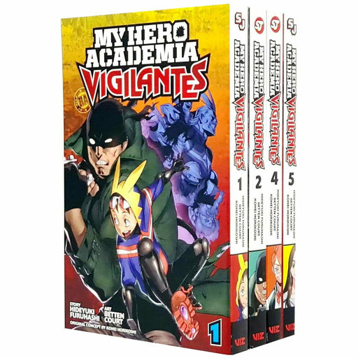 My Hero Academia: Vigilantes Volume 1 2 4 5 Collection 4 Books set Series - The Book Bundle