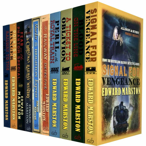 Edward Marston Railway Detective 10 Books Collection Set - The Book Bundle