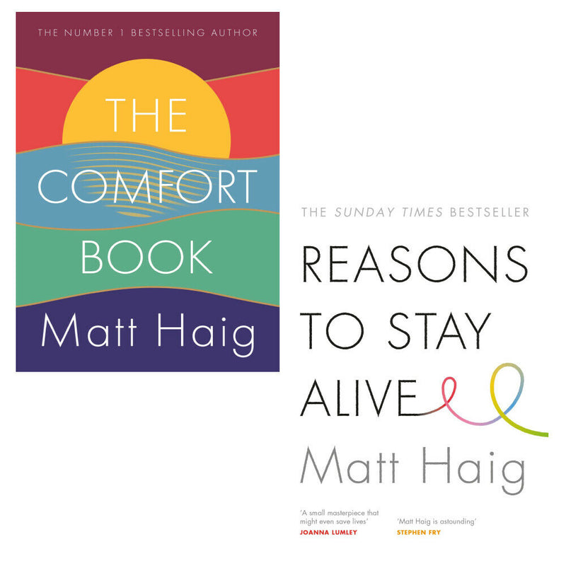 Matt Haig 2 Books Collection Set (The Comfort Book, Reasons to Stay Alive) - The Book Bundle