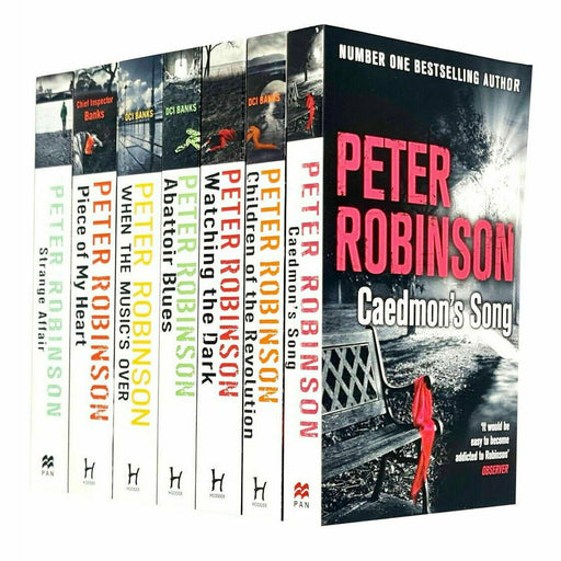 DCI Banks Mystery Series 7 Books Collection Set by Peter Robinson Caedmon's Song - The Book Bundle
