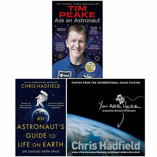 Ask an Astronaut, An Astronaut's Guide to Life on Earth,You Are Here 3 Books Set - The Book Bundle