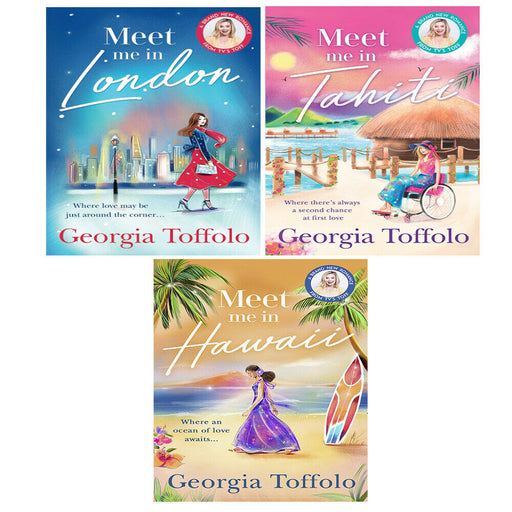 Georgia Toffolo 3 Books Collection Set Meet Me in Hawaii, MEET ME IN TAHITI - The Book Bundle