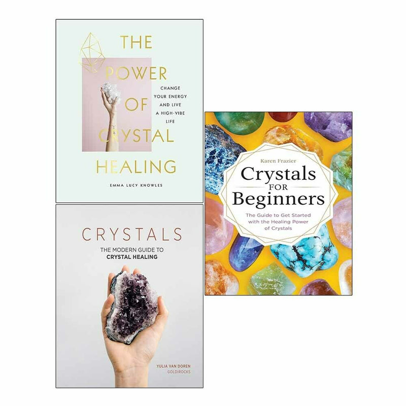Power of Crystal Healing,Crystals,Crystals for Beginners 3 Books Collection Set - The Book Bundle