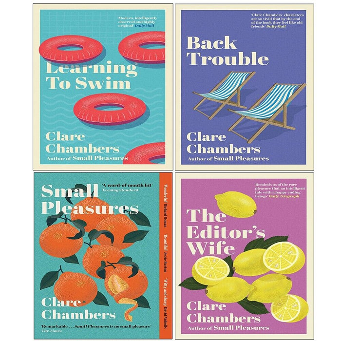 Clare Chambers Collection 4 Books Set Small Pleasures,Learning To Swim,Back TroU - The Book Bundle