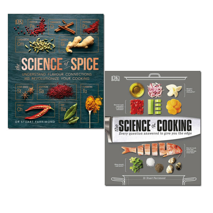Dr.Stuart Farrimond 2 Books Collection Set Science of Cooking, Science of Spice - The Book Bundle