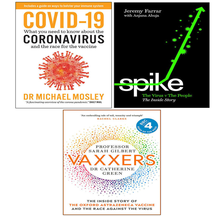 What you need to know about virus & Vaxxers Inside Story, Spike 3 Books Set - The Book Bundle