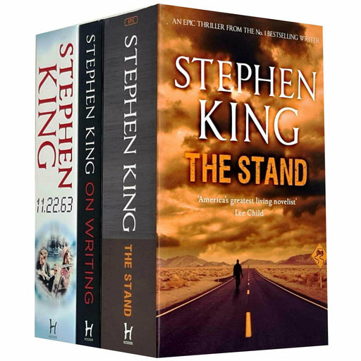 Stephen King Collection 3 Books Set The Stand, 11.22.63, On Writing - The Book Bundle