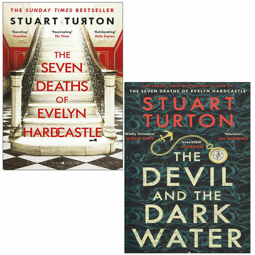 Stuart Turton 2 Books Collection Set Devil Dark Water, Seven Deaths of Evelyn - The Book Bundle