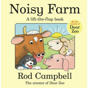 Rod Campbell 4-book children's collection set featuring Look After Us, Oh Dear, Dear Zoo, and Noisy Farm by Macmillan Children's Books.