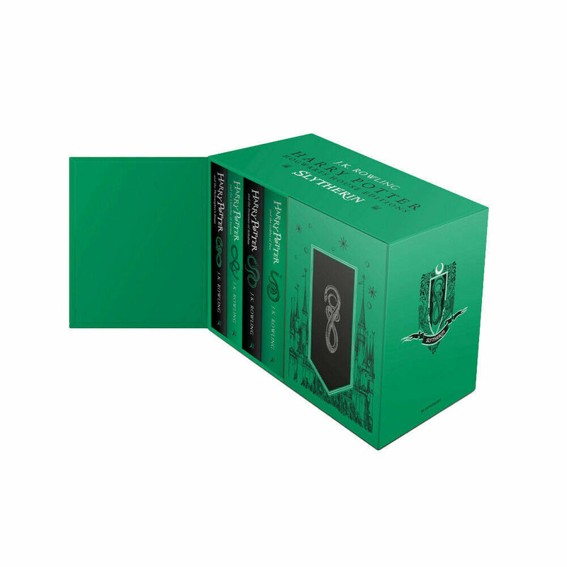 Harry Potter Slytherin House Editions Hardback Box Set: J.K. Rowling - Hardback Box Set - The Book Bundle