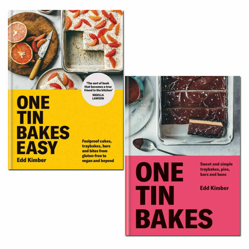 Edd Kimber 2 Books Collection Set (One Tin Bakes Easy, One Tin Bakes) - The Book Bundle