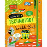 Usborne Stem Series 4 Books Collection Set - Science Scribble Book, Technology Scribble Book, Engineering Scribble Book, Maths Scribble Book - The Book Bundle