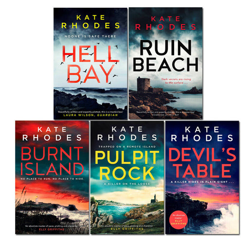 Kate Rhodes DI Ben Kitto Series 5 Books Collection Set Locked-Island Mystery Pack - The Book Bundle