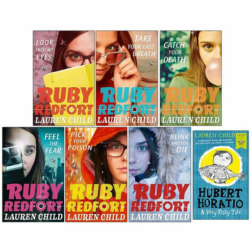 Lauren Child Ruby Redfort Series and Hubert Horatio 7 Books Collection Set - The Book Bundle