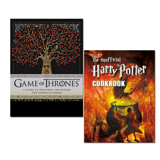 Games on thrones [Hardcover] and Unofficial Harry Potter cookbook 2 Books Set - The Book Bundle