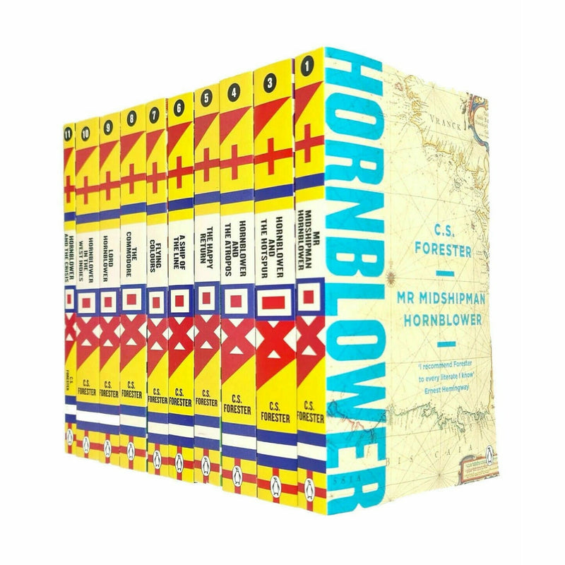 C S Forester A Horatio Hornblower Tale of the Sea collection 10 books set NEW - The Book Bundle