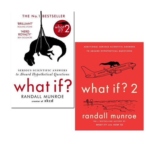 Randall Munroe What If Series 2 Books Collection Set What If2 Additional Serious - The Book Bundle