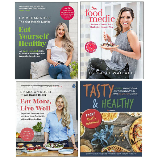 Eat More, Live Well, Food Medic, Tasty Healthy, Eat Yourself Healthy 4 Books Set - The Book Bundle