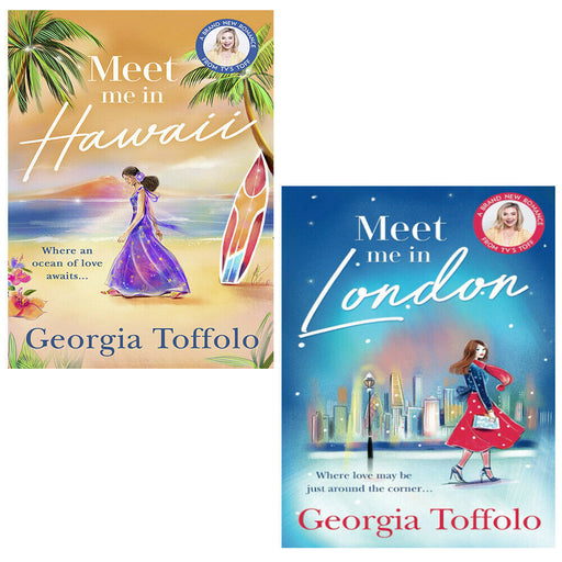Georgia Toffolo 2 Books Collection Set Meet Me in Hawaii, Meet me in London - The Book Bundle