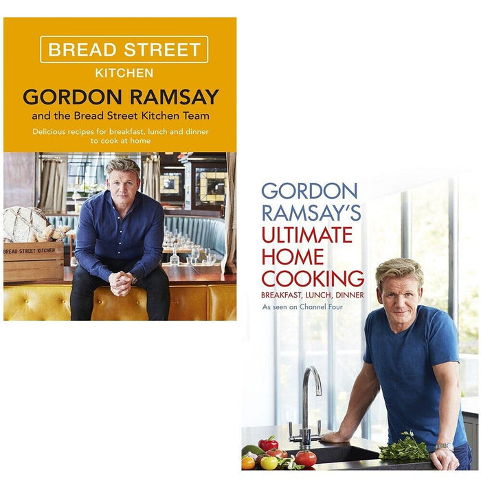 Gordon Ramsay Collection 2 Books Set Bread Street Kitchen,Ultimate Home Cooking - The Book Bundle