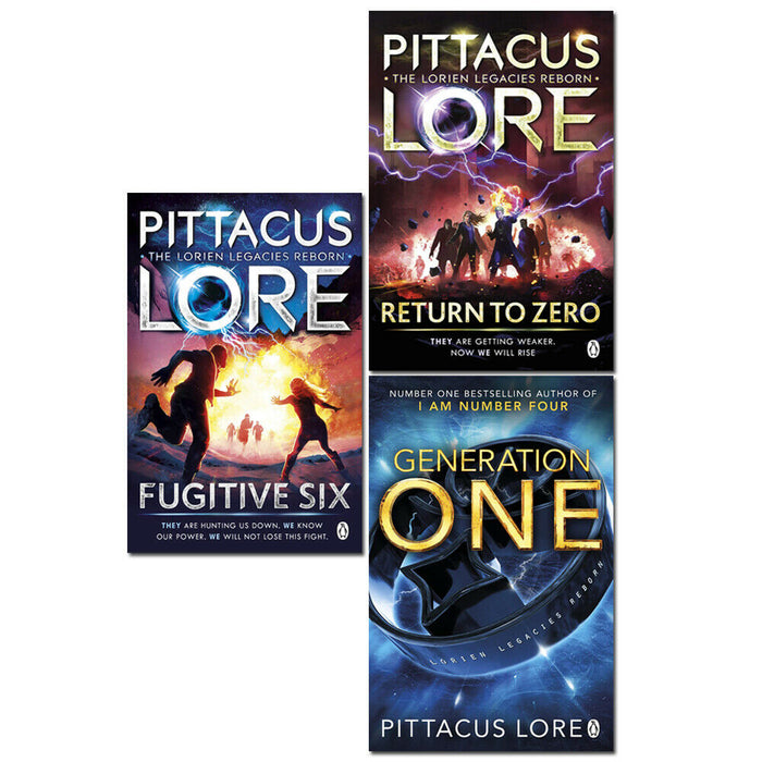 Lorien Legacies Reborn Series 3 Books Collection Set by Pittacus Lore - The Book Bundle