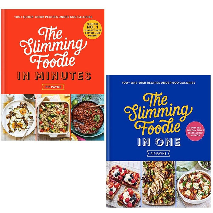 Pip Payne Collection 2 Books Set Slimming Foodie in One, Minutes Hardcover - The Book Bundle