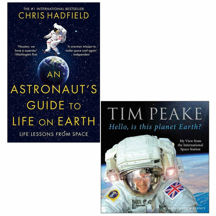 An Astronaut's Guide to Life & Hello is this Planet 2 Books Collection Set NEW - The Book Bundle