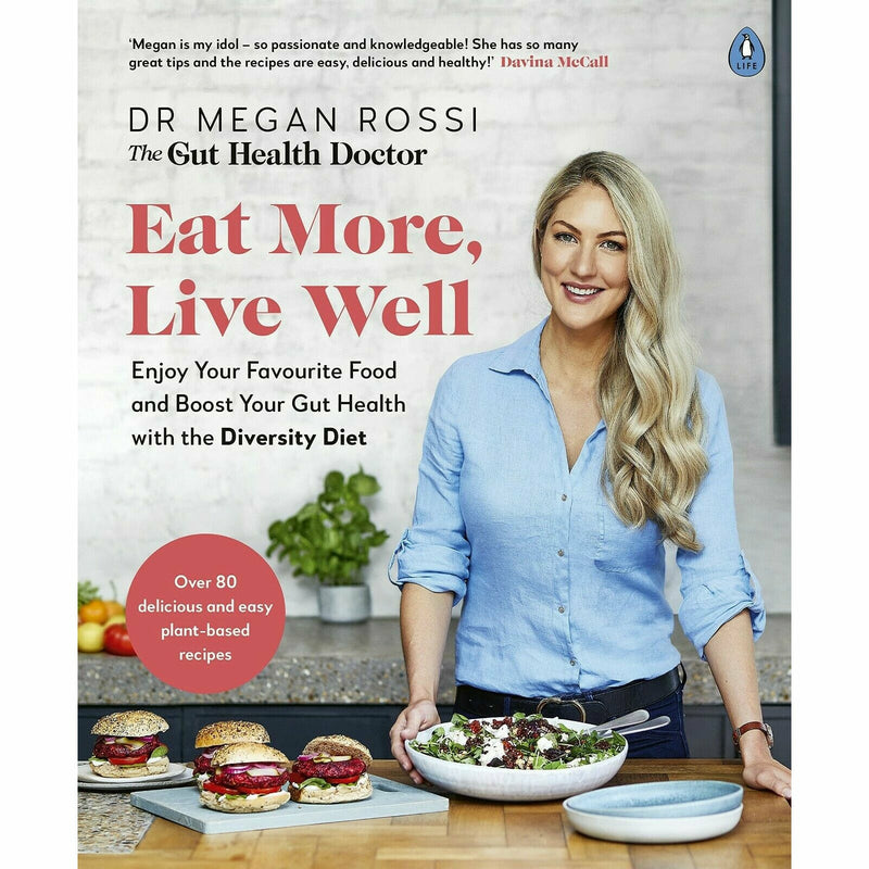 Dr.Megan Rossi 2 Books Collection Set (Eat Yourself Healthy, More Live Well ) - The Book Bundle