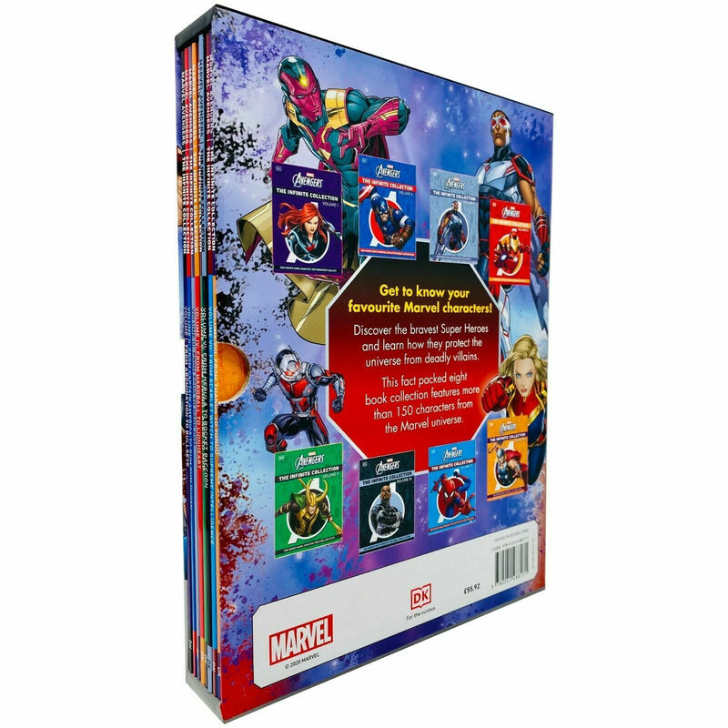 Marvel The Avengers The Infinite Collection Character Guides Volume 1- 8 Books - The Book Bundle