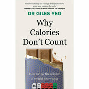 Dr Giles Yeo 2 Books collection set, Gene Eating and Why Calories Don't Count, Orion brand, featuring book covers and titles.