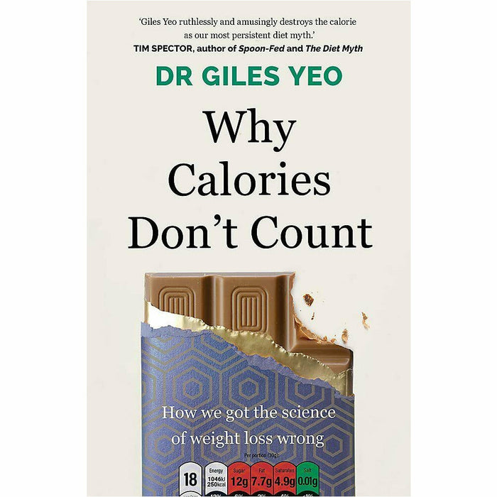 Dr Giles Yeo 2 Books Collection Set Gene Eating, Why Calories Don't Count - The Book Bundle