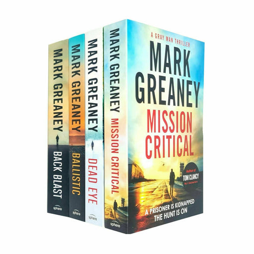 Mark Greaney Gray Man Series 4 Books Collection Set Pack Dead Eye, Back Blast - The Book Bundle