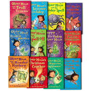Oliver Moon Junior Wizard Series Collection 12 Books Set by Sue Mongredien(Monster Mystery,Spider Spell,Broomstick Battle,MORE!) - The Book Bundle