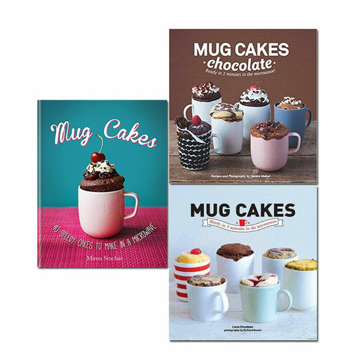 Mug Cakes 3 Books Collection Set Mug Cakes Chocolate, Mug Cakes - The Book Bundle