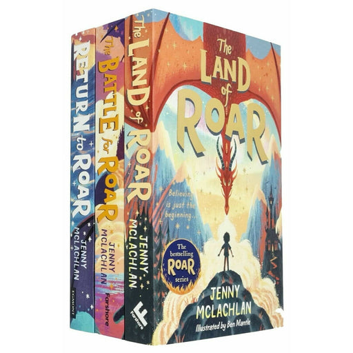 The Land of Roar series 3 books set (The Battle for Roar, Return to Roar, The Land of Roar) - The Book Bundle