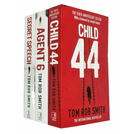 Child 44 Trilogy 3 Books Collection Set By Tom Rob Smith Child 44, Agent 6 NEW - The Book Bundle