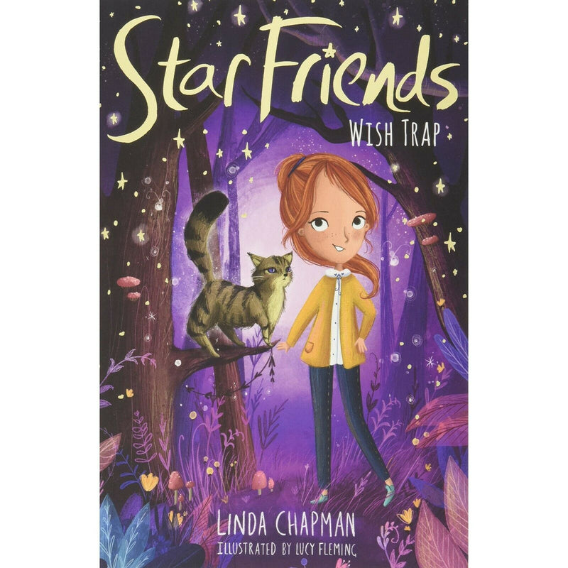 Star Friends Series 8 book collection set by Linda Chapman, including Mirror Magic, Wish Trap, and Secret Spell, published by Stripes Publishing.