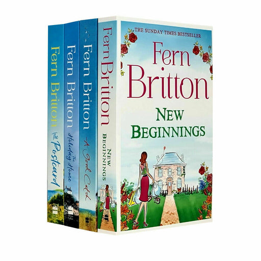 Fern Britton Collection 4 Books Set (New Beginnings, A Good Catch, The Holiday Home, The Postcard) - The Book Bundle