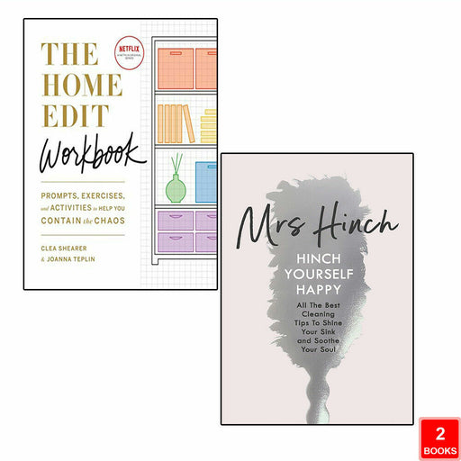 The Home Edit Workbook & Hinch Yourself Happy 2 Books Collection Set - The Book Bundle