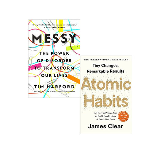 Atomic Habits: The , Messy: The Power of Disorder 2 Books Collection Set - The Book Bundle