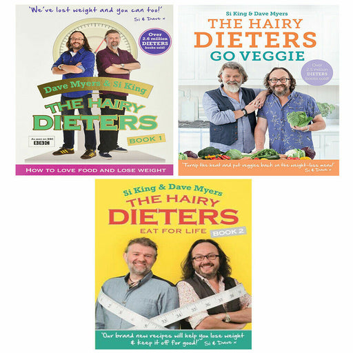 Hairy Dieters 3 Books Collection Set Eat for Life,Hairy Dieters Go Veggie - The Book Bundle