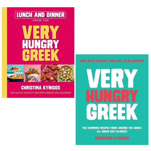 Christina Kynigos Collection 2 Books Collection Set Lunch and Dinner from Very Hungry Greek - The Book Bundle