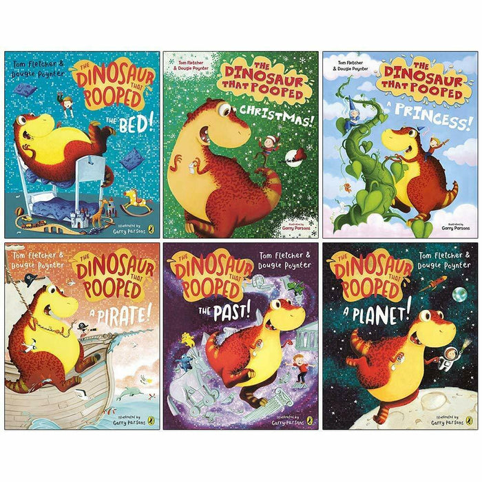The Dinosaurs That Pooped Collection 6 Books Set by Tom Fletcher - The Book Bundle