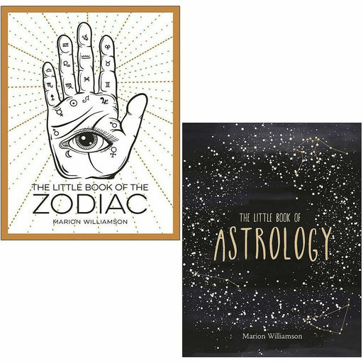 Marion Williamson 2 Books Collection Set Little Book of the Zodiac & Astrology - The Book Bundle