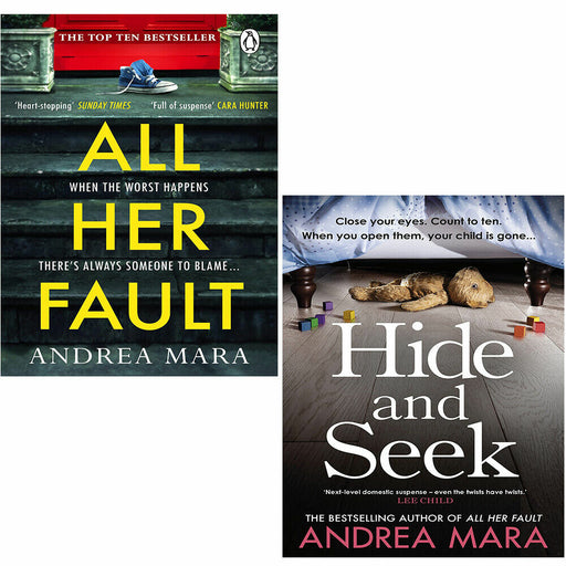 Andrea Mara Collection 2 Books Set All Her Fault, Hide and Seek unmissable - The Book Bundle
